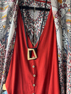 Long Geometric Necklace
