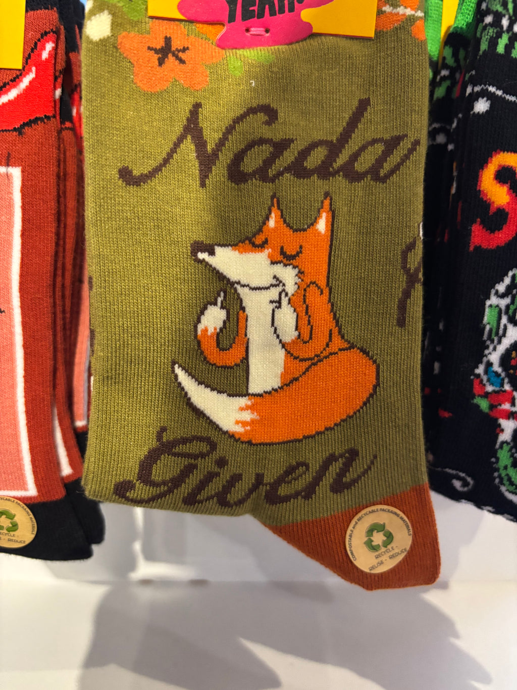Nada Fox Given Socks