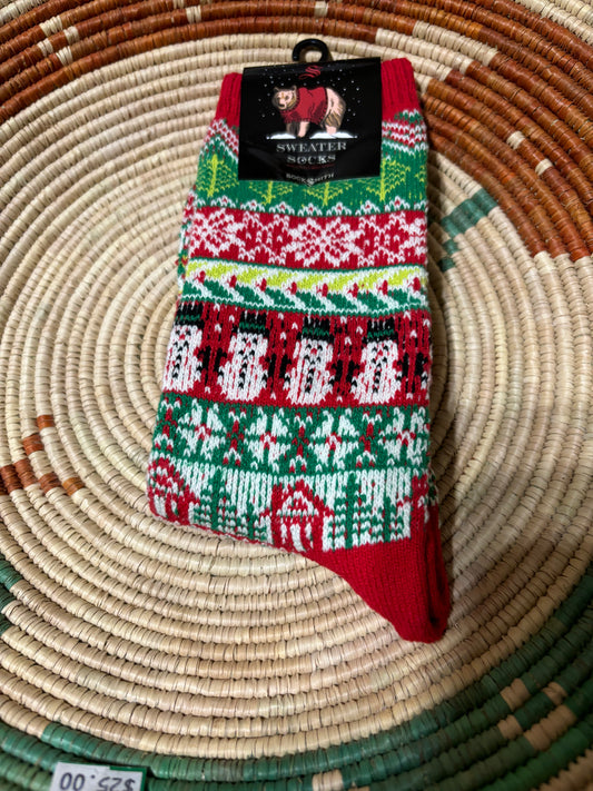 Tis the season sweater socks