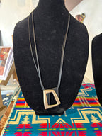 Long Geometric Necklace