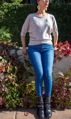 Pink soft 3/4 sleeve shirt