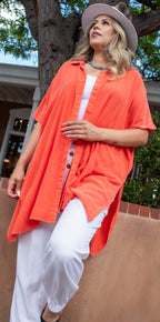 Button Down Jogger Pants