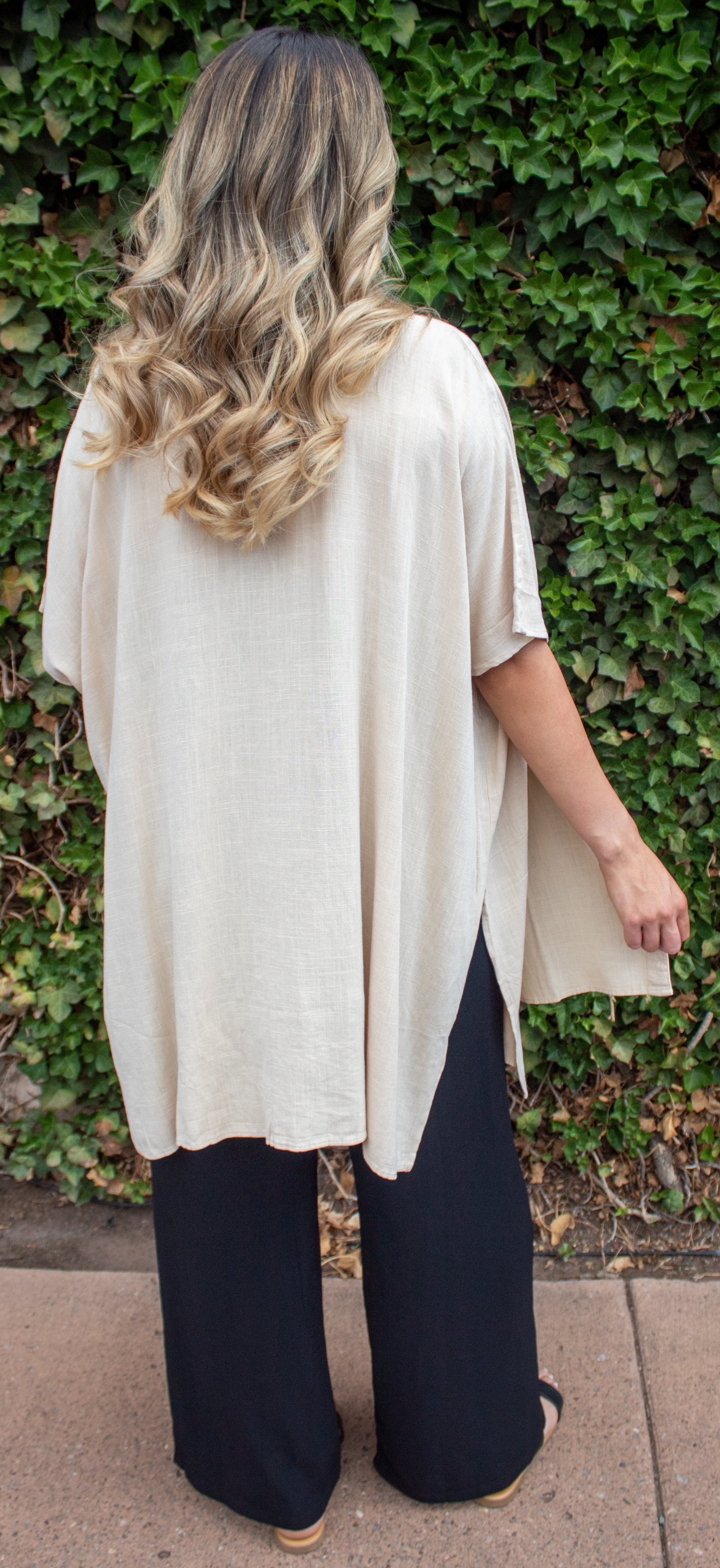 Buttoned Down Shirt Tunic