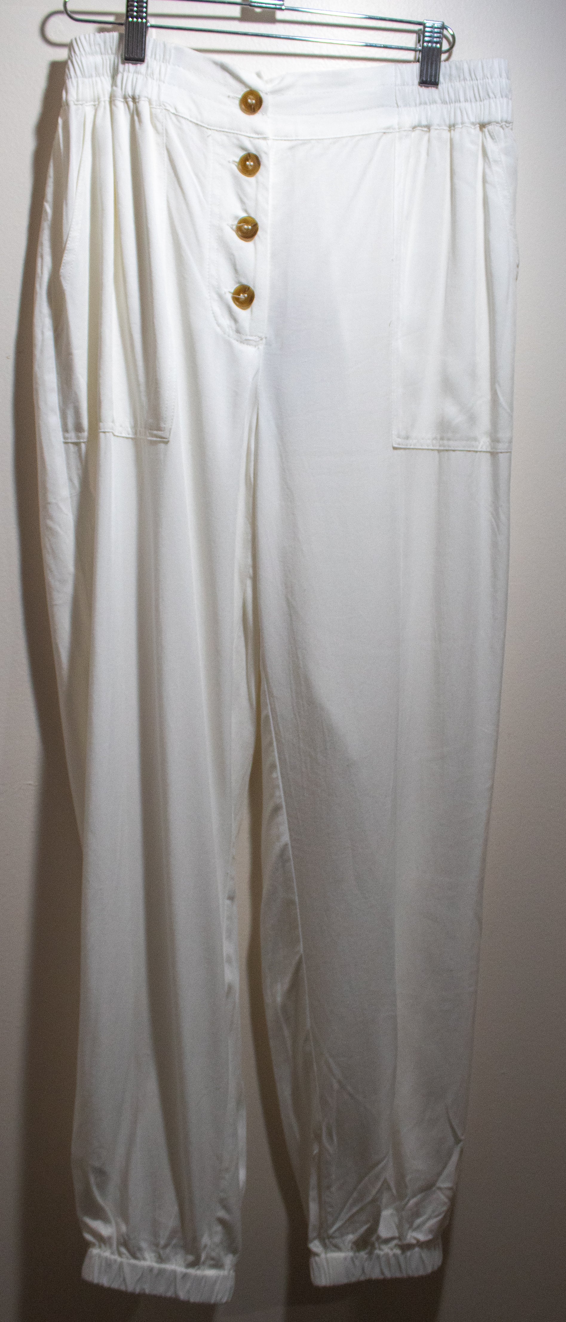 Button Down Jogger Pants