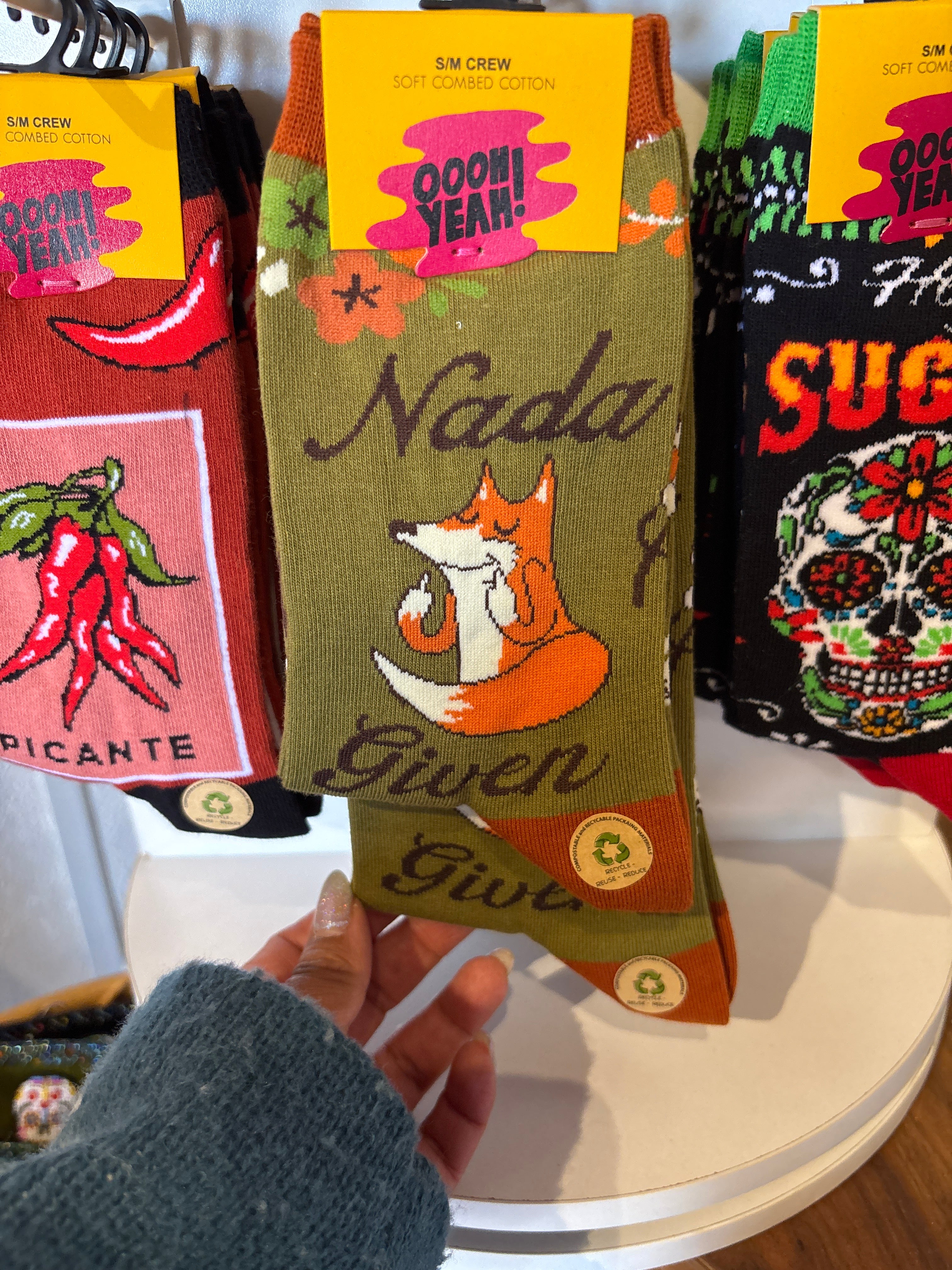 Nada Fox Given Socks