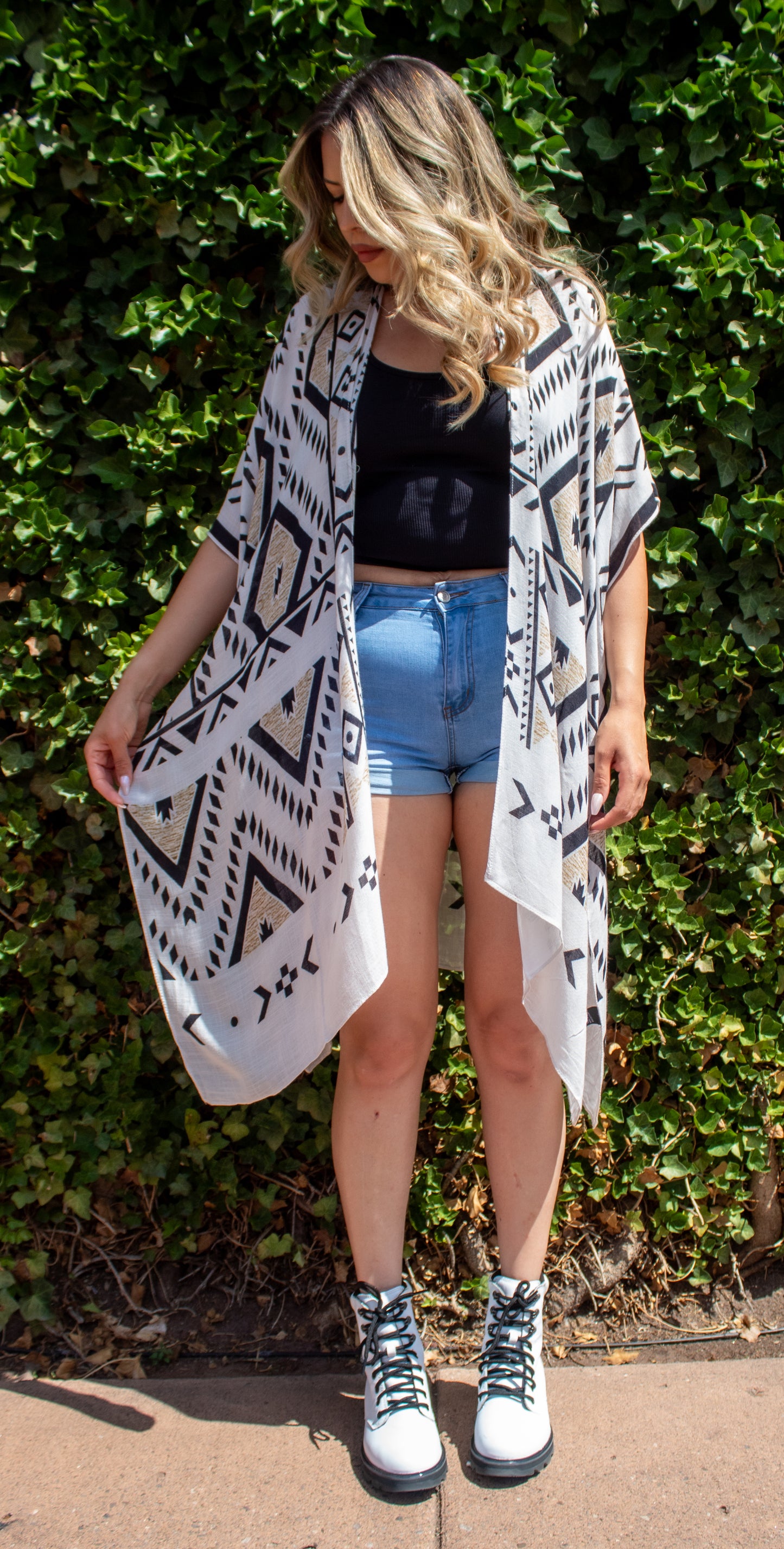 Tribal Print Kimono