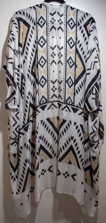 Tribal Print Kimono