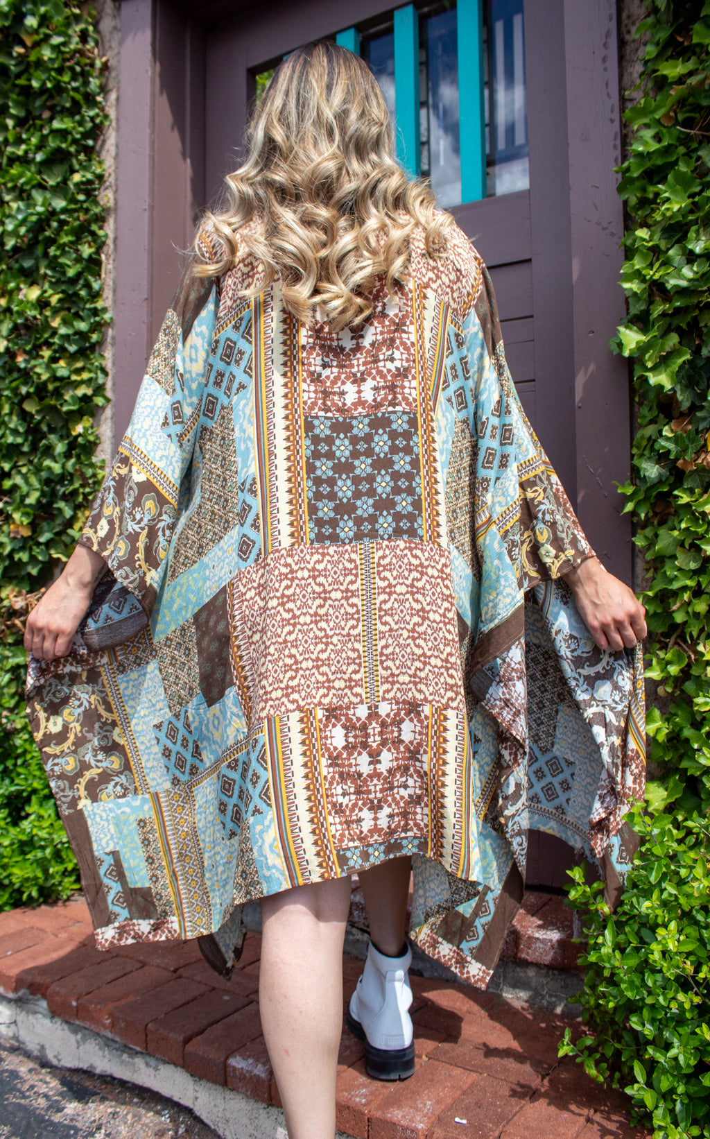 Flowy Olive Kimono