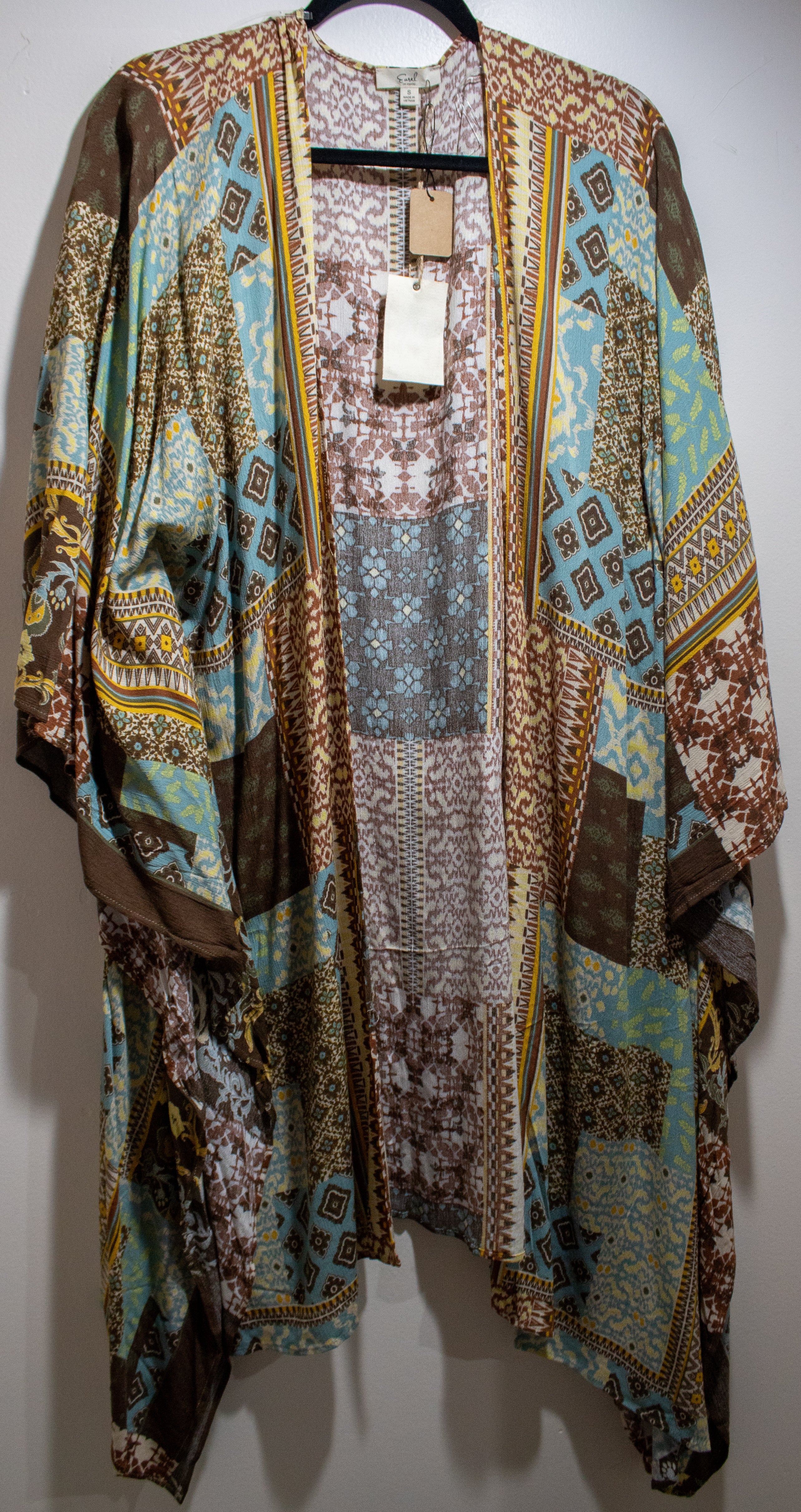 Flowy Olive Kimono
