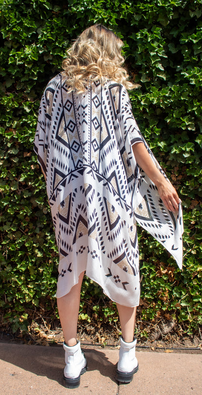 Tribal Print Kimono